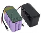 14.8V(4S),18.5V(5S),22.2V(6S) - powerful high voltage li ion rechargeable 18650 6s3p 22.2v 10Ah battery pack