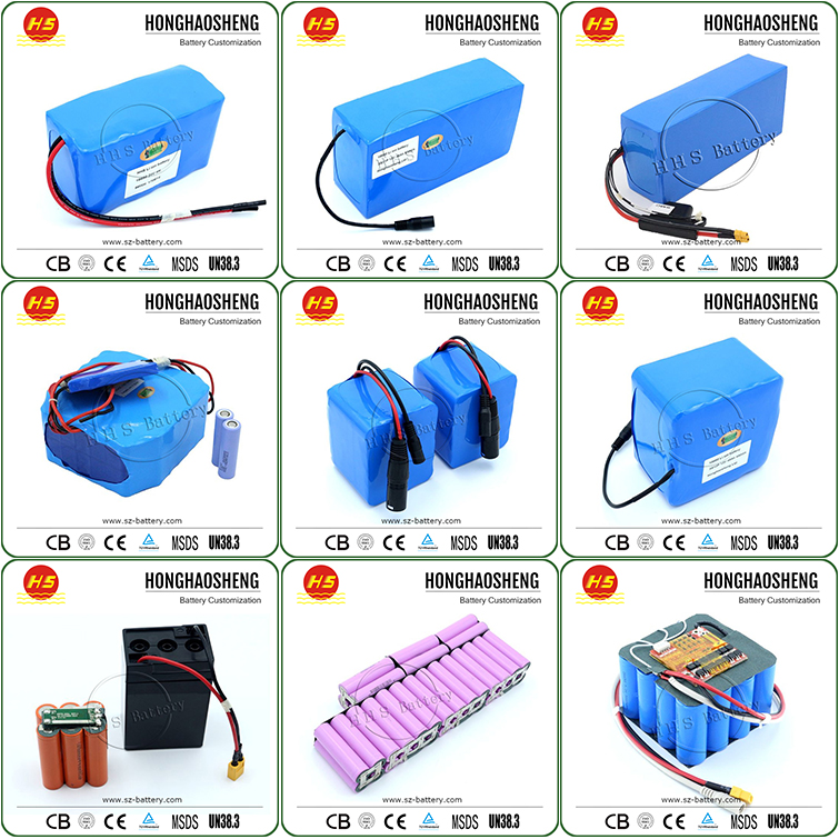 36V E-bike Battery 12.5Ah 10S5P Electric Bicycle Electric Scooter Battery with BMS