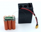 3.7V(1S),7.4V(2S),11.1V(3S) - Waterproof Rechargeable Mini 12V 18650 Battery Pack, 12Volt Ultra Thin Small Battery