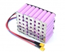 14.8V(4S),18.5V(5S),22.2V(6S) - 18650 6s8p 24V 20Ah rechargeable lithium ion battery pack for Electric mower e bike