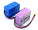 Custom Battery Pack - 18650 6s8p 24V 20Ah rechargeable lithium ion battery pack for Electric mower e bike