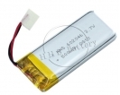 Long cycle life 602046 3.7V 500mAh rechargeable lipo ion battery for GPS