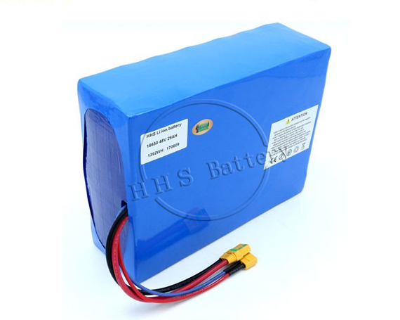 HHS 48V 30Ah 48Ah Lithium ion Battery for 500W 800W 1000W Motor with 30A BMS