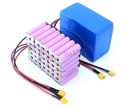 14.8V(4S),18.5V(5S),22.2V(6S) - 18650 24v 20ah lithium ion battery for solar street light