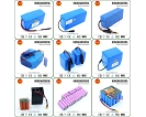 3.7V(1S),7.4V(2S),11.1V(3S) - Waterproof Rechargeable Mini 12V 18650 Battery Pack, 12Volt Ultra Thin Small Battery