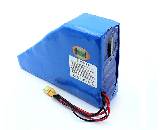 Rechargeable 48V 52V 20Ah E-Bike Battery Pack Triangle Shape Lithium Ion Ebike Battery