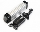 Electric Bike Battery - 13S5P 18650 Cells 48v 17Ah electric bike battery with SILVER FISH SF-I case