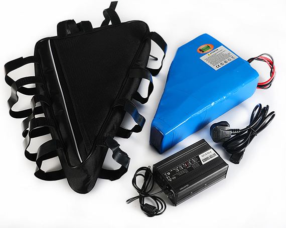 Rechargeable 48V 52V 20Ah E-Bike Battery Pack Triangle Shape Lithium Ion Ebike Battery