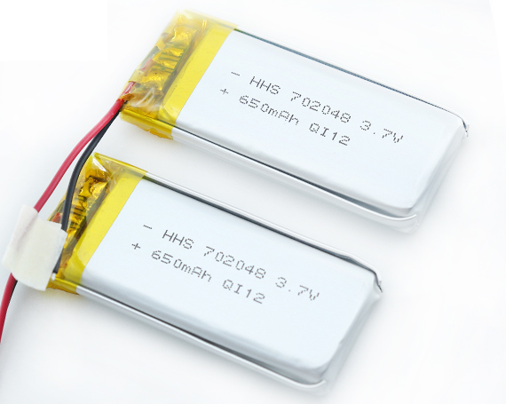 HHS Wholesale 702048 3.7V 650Mah Li-polymer Rechargeable Battery With Bms