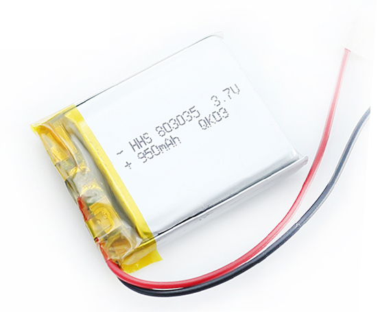 HHS 3.7V 950mAh 803035 li-polymer rechargeable battery for Bluetooth GPS PSP handset MID Powebank PAD PDA