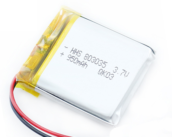 HHS 3.7V 950mAh 803035 li-polymer rechargeable battery for Bluetooth GPS PSP handset MID Powebank PAD PDA