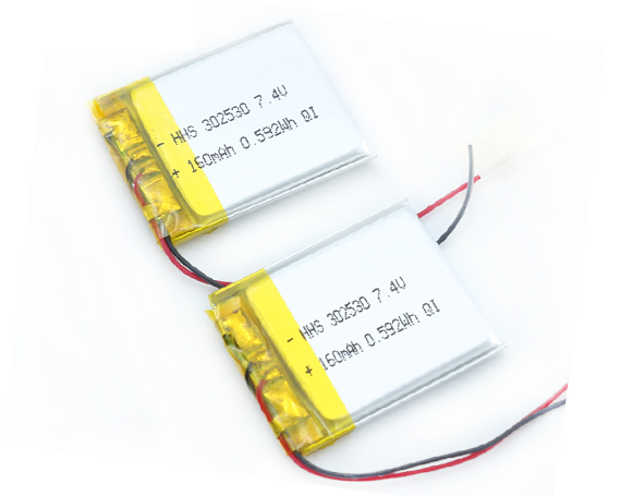 HHS 3.7v 160mAh 302530 Li-polymer Rechargeable Battery for GPS Bluetooth Mp4 Mp5