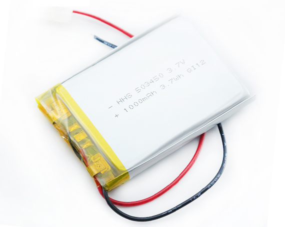 HHS 3.7V 1000mAh 503450 Li-polymer Battery Rechargeable Lipo for GPS Bluetooth