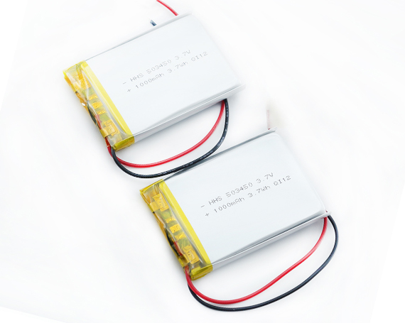 HHS 3.7V 1000mAh 503450 Li-polymer Battery Rechargeable Lipo for GPS Bluetooth