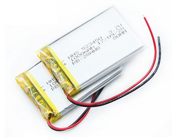 HHS 3.7V 1000mAh 523450 Li-ion Rechargeable Lithium Polymer Li-Po Battery