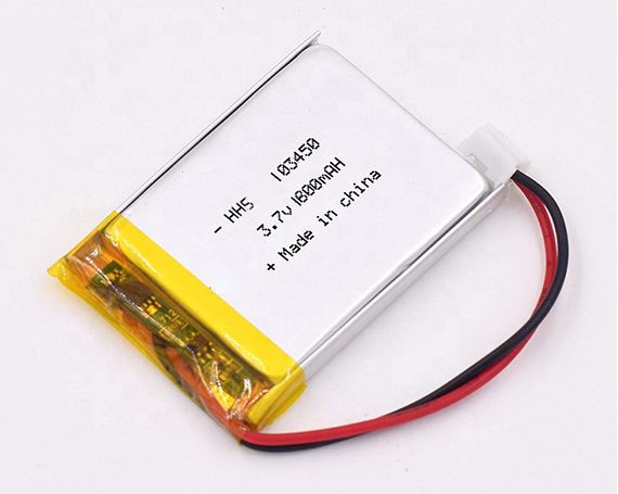 li-ion 3.7v rechargeable lithium polymer battery lp103450 1800mah