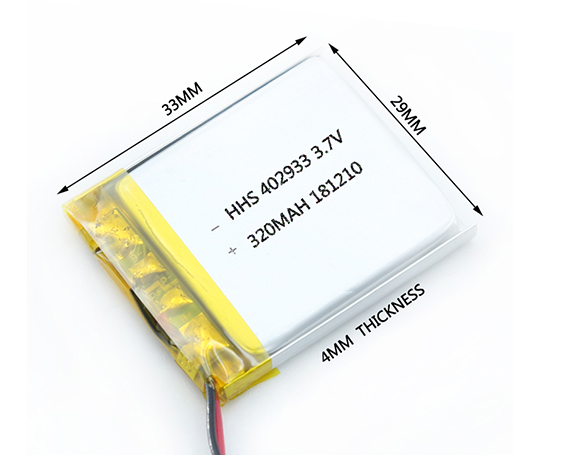 Rechargeable 3.7V 320Mah HHS 402933 Lithium Lipo Li-Ion Polymer Battery